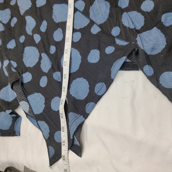 IC by Connie K Artsy Polka Dot Asymmetric Tunic Small Sheer Mesh Fairy Grunge - Picture 10 of 11